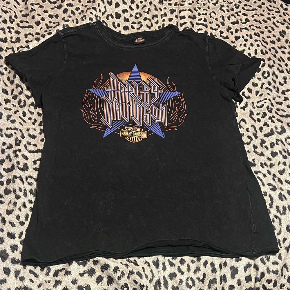 Harley-Davidson Women’s Acid Wash Tee